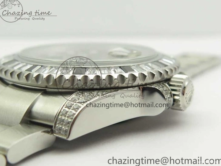 0504 GoAnywhere Submariner Black Diamond Bezel SS GSF Best Edition Black Dial On SS Bracelet A 3270